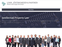 Tablet Screenshot of lohrpatent.de